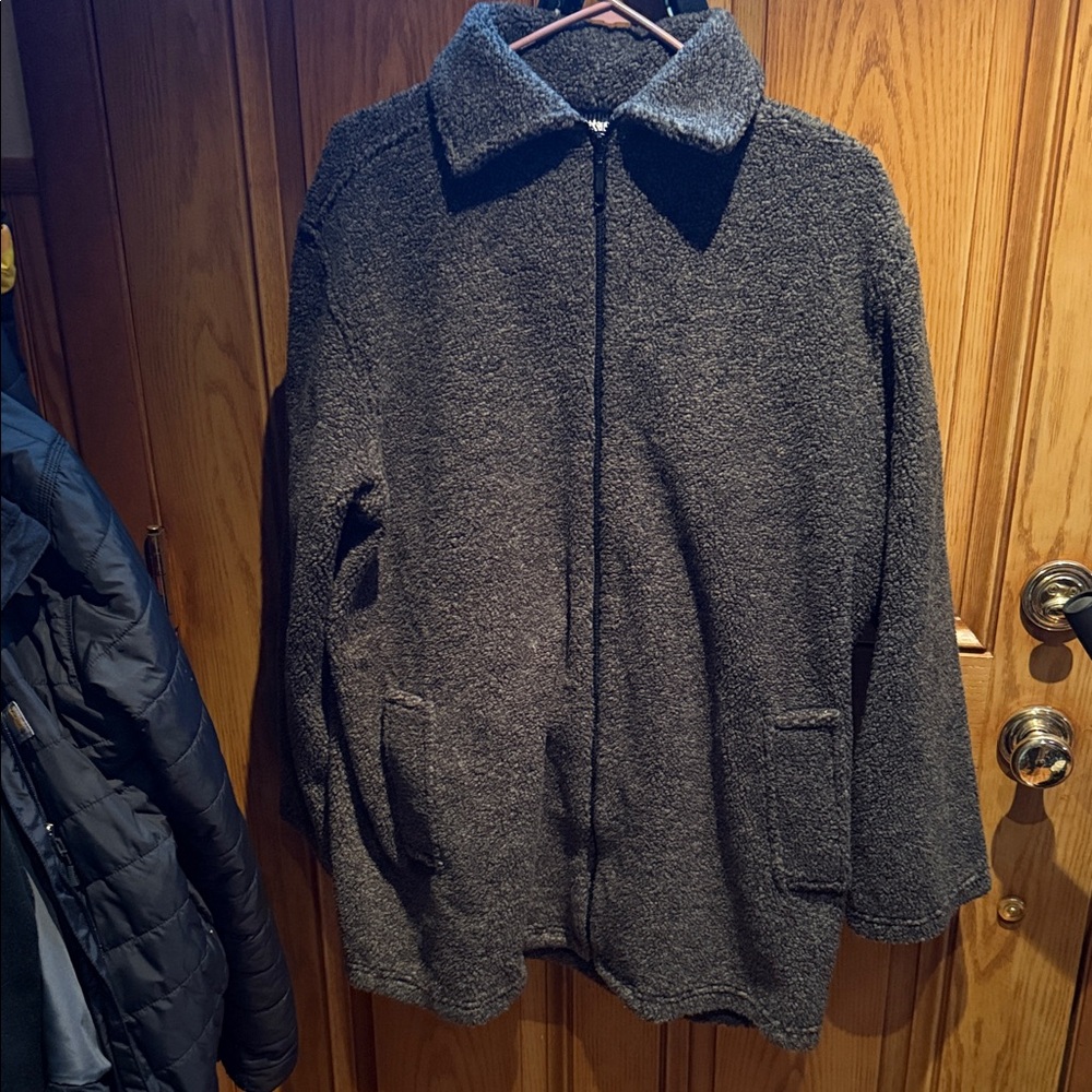 Chico's Charcoal Teddy Jacket